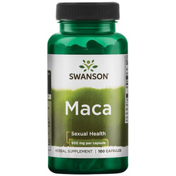 Swanson MACA ekstraktas 500 mg 100 kapsulių