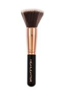 Makiažo šepetėlis pędzel do rozświetlacza i bronzera Rose Gold