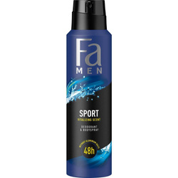 FA Sport Energizuojantis gaivus dezodorantas purškiklis 150ml