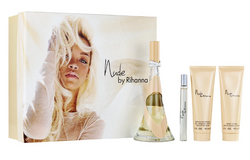 Rihanna Nude Edp 100ml + Edp 10ml + Dušo želė 90ml + Kūno losjonas 90ml