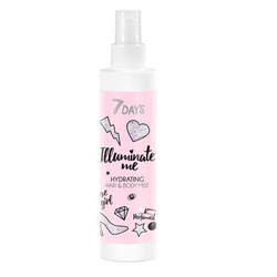 Drėkinanti kūno ir plaukų dulksna Illuminate Me Rose Girl 180ml