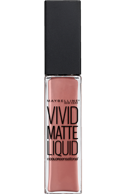 MAYBELLINE_Vivid Matte Liquid Lip Color matinis lūpų blizgis 05 Nude Flush 8ml