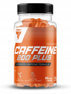 Trec Kofeinas 200 mg Plus 60 kapsulių