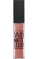 MAYBELLINE_Vivid Matte Liquid Lip Color matinis lūpų blizgis 05 Nude Flush 8ml