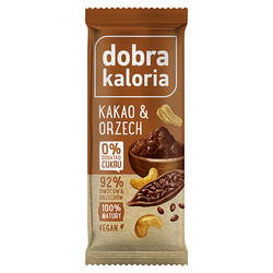 Geros kalorijos Kakava ir batonėlis su riešutais 35g