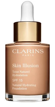 CLARINS Skin Illusion Natūralus drėkinamasis makiažo pagrindas 108 Sand SPF15 30ml