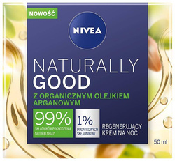 Natūraliai geras regeneruojantis naktinis kremas su organiniu argano aliejumi 50ml