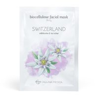 CALLUNA MEDICA Šveicarija Veido kaukė su bioceliulioze Edelweiss & Ice Wine 12ml