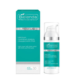 BIELENDA PROFESSIONAL_SupremeLab Acid Fusion 3.0 Light Cream With Triple Action With AHA And PHA Acids lekki krem o potrójnym działaniu z kwasami AHA i PHA 50ml