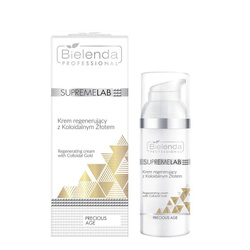 BIELENDA PROFESSIONAL_SupremeLab Precious Age regeneruojantis kremas su koloidiniu auksu krem regenerujacy z koloidalnym złotem 50ml