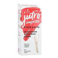White Pearl Rytojaus vakarėlis! Dantų balinimo rinkinys namuose Dantų pasta 30ml + balinamasis gelis 8ml