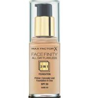 MAX FACTOR Facefinity All Day Flawless 3in1 Foundation SPF20 60 Smėlio spalvos 30ml