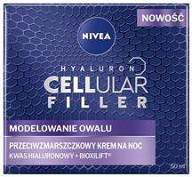 Nivea Hyaluron Cellular Filler + Oval contouring naktinis kremas nuo raukšlių 50ml