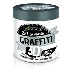 Graffiti 3D itin stipri plaukų želė su hialurono rūgštimi ir šilko proteinais 250g