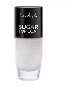 LOVELY Sugar Top Coat nagų danga smėlio efektui 8ml
