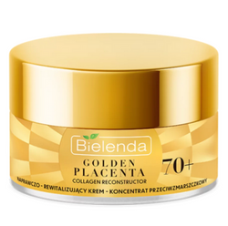 BIELENDA_Golden Placenta 70+ atkuriamasis ir atgaivinamasis kremas-koncentratas nuo raukšlių 50ml