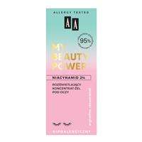 AA My Beauty Power Niacinamide 2% šviesinantis koncentratas-stiprintuvas akių gelis 15ml