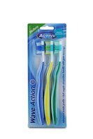 ACTIVE ORAL CARE Wave Action Medium 3 vnt.