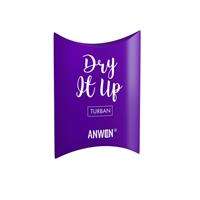 ANWEN Dry It Up plaukų turbanas Violetinė