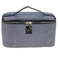 AURI_Simple Black & White cosmetic case medium