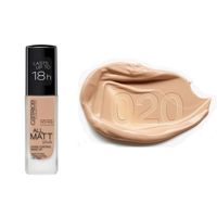 All Matt Plus Shine Control Make Up 18H matinis makiažo pagrindas 020 Nude Beige 30ml