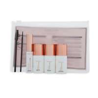 Antakių laminavimo rinkinys Antakių klijai 4ml + antakių kremas Brow Lift 5ml + antakių fiksatorius 5ml + antakių drėkiklis Brow Hydrate 5ml + šepetėlis x2