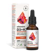 Aura Herbals Vitaminas D3 4000IU + K2mk7 FORTE 30 ml lašų