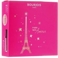 BOURJOIS Mon Amour Volume Reveal Reguliuojamas blakstienų tušas juodas 6ml + Duo Blush 01 2.4g