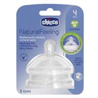 CHICCO_Natural Feeling smoczek do butelki 4m+ 2szt.