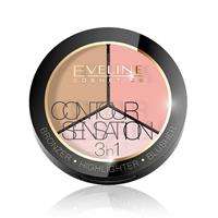 Contour Sensation 3-in-1 veido kontūravimo paletė 01 Pink Beige 13,5g