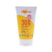 DERMA Eco Baby Mineralinis SPF30 apsauginis losjonas nuo saulės vaikams 150ml