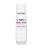 Dualsenses Blondes & Highlights Anti-Yellow šampūnas šviesiems plaukams neutralizuoti geltoną atspalvį 250ml