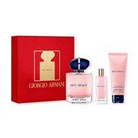 GIORGIO ARMANI My Way Pour Femme EDP 90ml + EDP 15ml + Kūno losjonas 75ml