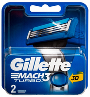 Gillette Mach 3 Turbo papildymas 2vnt.