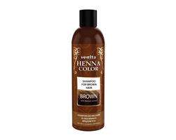 Henna Color Brown vaistažolių šampūnas rudiems plaukams 250ml