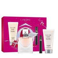 LANCOME La Vie Est Belle EDP 30ml + kūno losjonas 50ml + blakstienų tušas Volume Hypnose 01 Noir Hypnotic 2ml