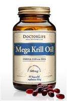 Mega Krill Oil Omega 3 EPA & DHA oil z kryla 600mg suplement diety 60 kapsułek