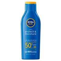 NIVEA Sun Protect & Moisture drėkinamasis losjonas nuo saulės SPF50 200ml