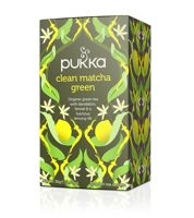 Pukka Clean Matcha Green ekologiška žalioji matcha ir žaliosios citrinos arbata 20 maišelių