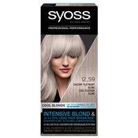 SYOSS Nuolatinis dažymas 12-59 Cool Platinum Blonde