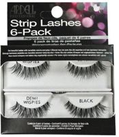 "Strip Lashes" 6 pakuotės "Demi Wispies" 6 poros dirbtinių blakstienų juodos spalvos