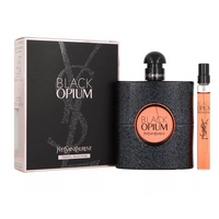 Yves Saint Laurent Black Opium EDP 90ml + lūpų dažai 3,2g + blakstienų tušas 2ml + kosmetinė