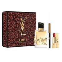 Yves Saint Laurent Libre 50ml EDP + juodas akių pieštukas 1.3g + lūpų dažai 0.8g