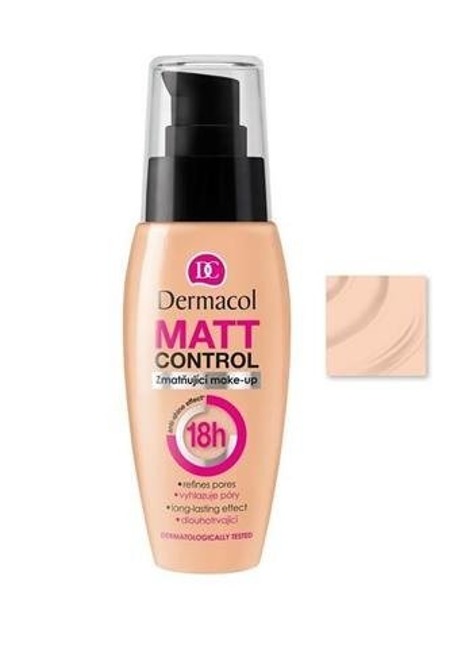 18H Matt Control makiažo pagrindas matujący podkład do twarzy 01 30ml