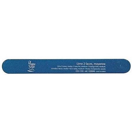 2-Way Nail File Medium dvipusė 240/240 mėlyna pilaitė 1 vnt.