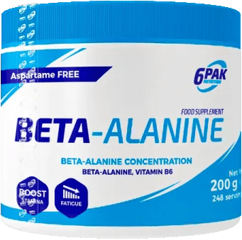 6PAK Beta alaninas 200g