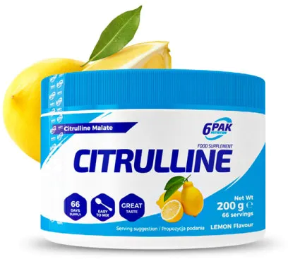 6PAK Citrulinas 200g citrinų skonio