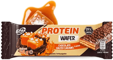 6PAK Protein Wafel 40g su sūdytos karamelės skoniu