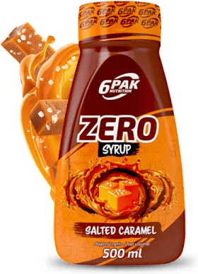 6PAK Sirupas Zero 500 ml sūdytos karamelės skonio