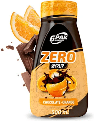 6PAK Zero sirupas 500 ml šokolado ir apelsinų skonio